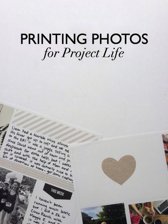 printing photos for project life / kapachino